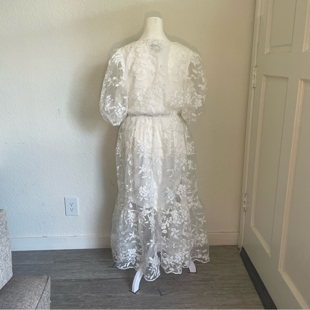 Cynthia Embossed Midi Dress- Baltic Born (M)